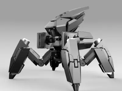 Quadbot 202F 3D model