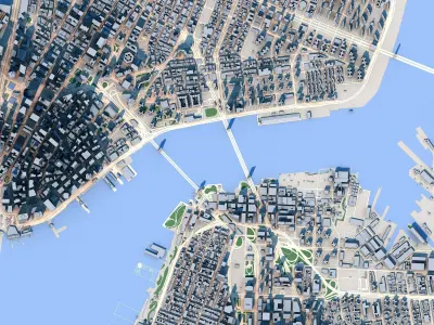 New York City USA 3D model