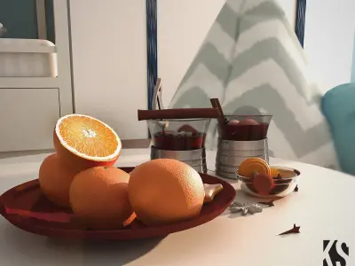 Boys Bedroom Design  3D model