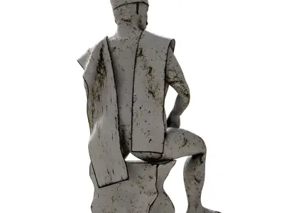 sculpt seat man  3D model