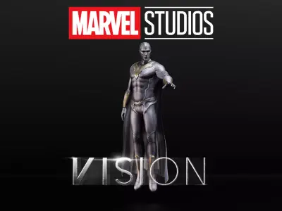 Vision Low-poly 3D model