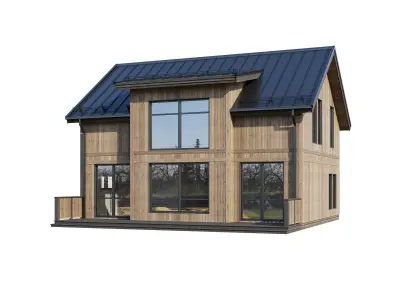 Modern house v100 3D model