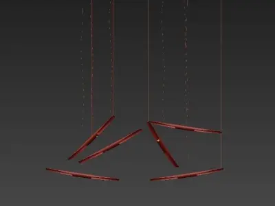 Unique modern pendant lights 3D model