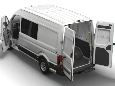 MAN TGE Combi L2H2 HQ Interior 2023 3D model