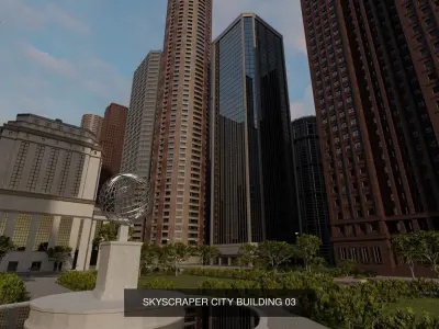 CITY SCENE SET WITH DEMO FILE AND ALL THE ASSET 3D Model Pack