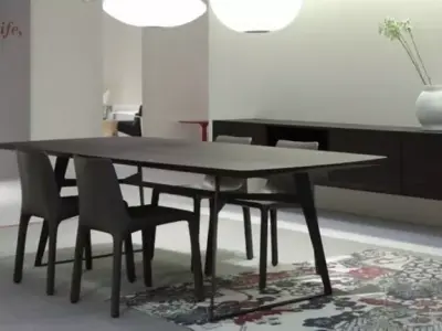 Poliform-Table Clipper Free 3D model