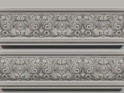 3D Jumbo Collection model antique ornate door 3D model