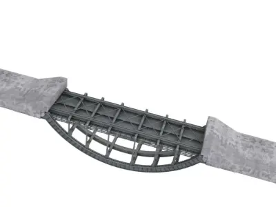 Steel Bridge 3D model order