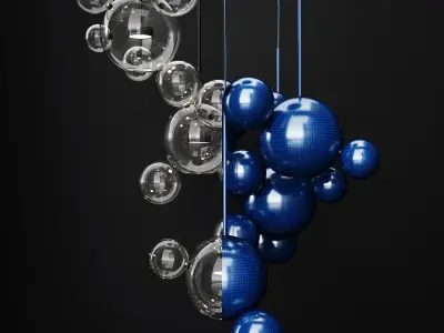 Giopato and Coombes BOLLE 24 bubble Clearblack 3D model