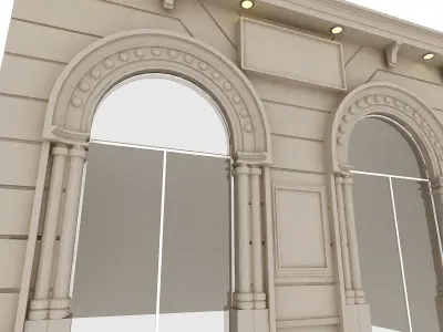 Classic Building 2 Low-poly 3D model