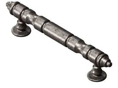 Rusty Door Handle 3D model