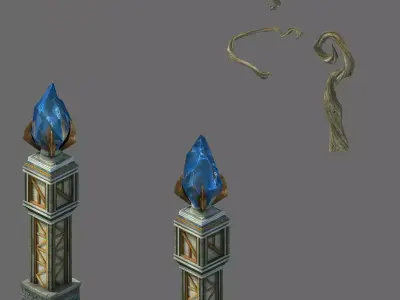 Rainbow City - Magic Tower 01 3D model