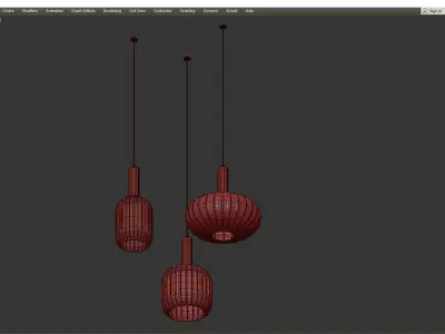  AMSTERDAM GLASS WHITE Low-poly 3D model