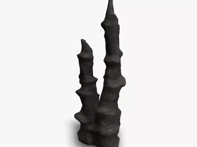 Cave Rock 03 - Base Low-poly 3D model