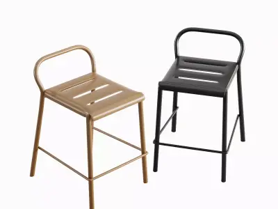 Modern Stool B 04 3D model