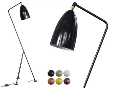 Grashoppa floor lamp by Gubi 3D model
