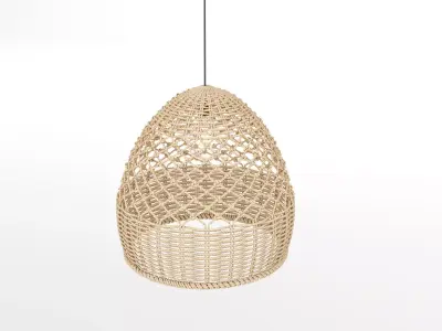  Woven Pendant Lights 3D model