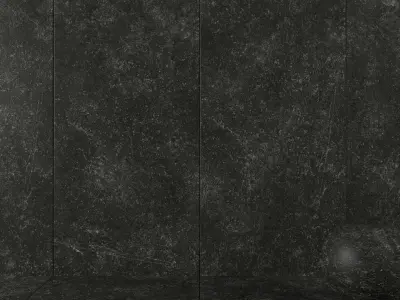 Stone Wall Tiles Kibo Black 120x270 Set 2 Texture