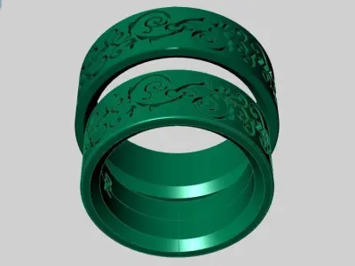 ring set 33 collection1 3D print model