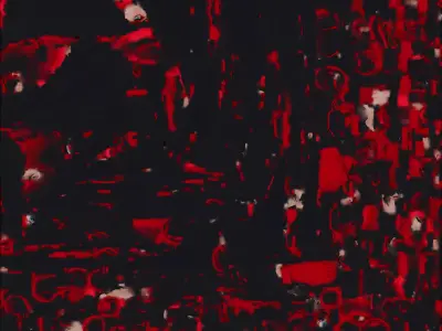 Red and Black Rogue Agent - Stylized Action Character Low-poly 3D model