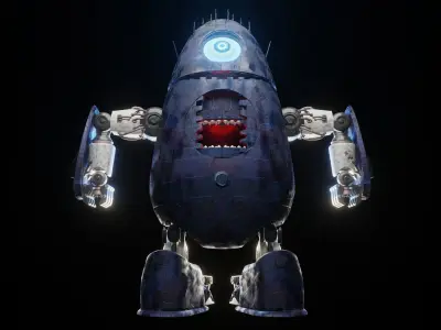 Alien Probe from Monsters Vs Aliens 3D model