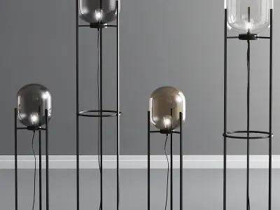 Fischer Honsel Stehleuchte Floor Lamp 3D model