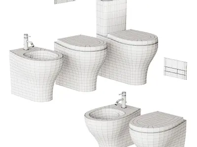 Galassia Eden WC Full Set 3D model