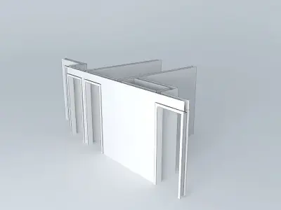 Attic Walls for Victorian House Free 3D model