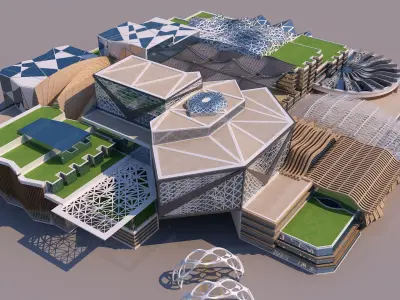 0112 - Modern Building 3D model