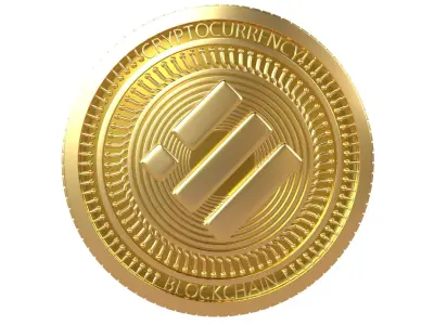 Binance USD Coin v4 001 3D model