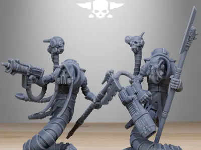 Scavenger Serpents 3D print model