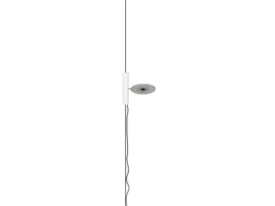 Floor - hanging designer lamp Ok by Flos black 3D model