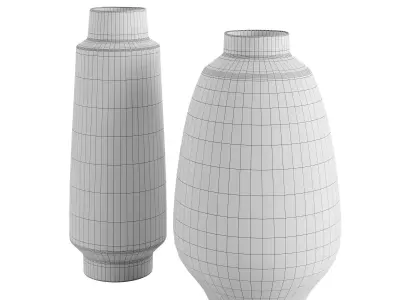 Resist Glaze Vase 3D model
