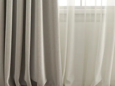 Curtain 331 3D model