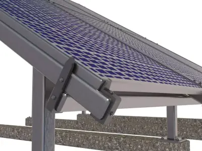 Solar Farm 3D model