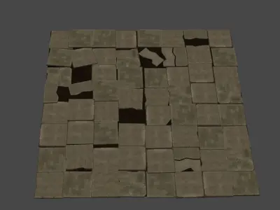 Dungeon pack - Low poly Hand painted 3d model Low-poly 3D model