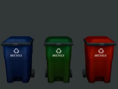 Street Props Set 3D model