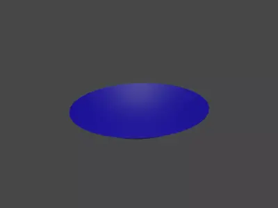 Plate Blue 3D model