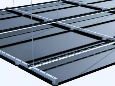 BIM-GC-Hook On Flat Suspended Ceiling -From Architect- 3D model