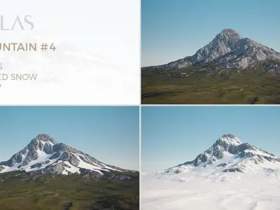 Atlas - 3D Rocky Mountain 04 3D model