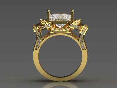 jewellery ring jr00095 3D print model