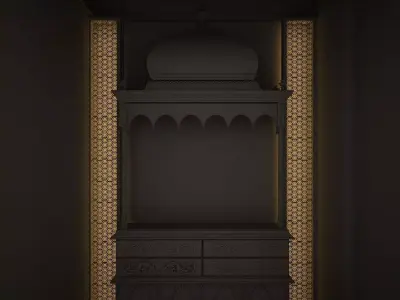 Indian Pooja Room 3D model