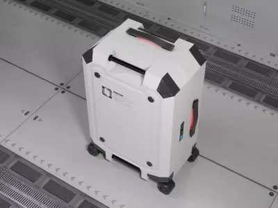 Sci-Fi Suitcase 3D model