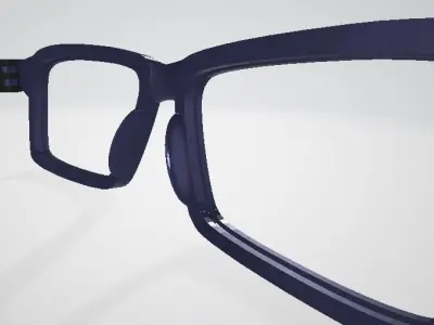 Eye glass  Low-poly 3D model