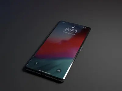 Smartphone model 3D model