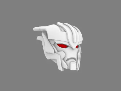 Head of DREAD agent Casur 3D print model