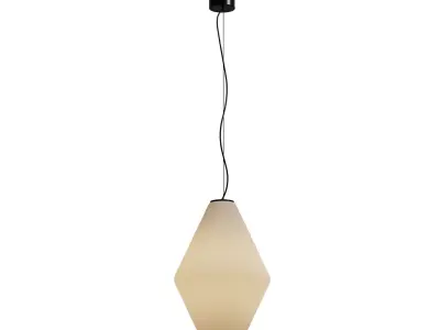De Padova Helium Pendant Lamp Low-poly 3D model