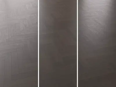 Parquet Oak Brooklyn Brushed set 2 3D model