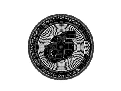 Flow Coin v3 002 Low-poly 3D model