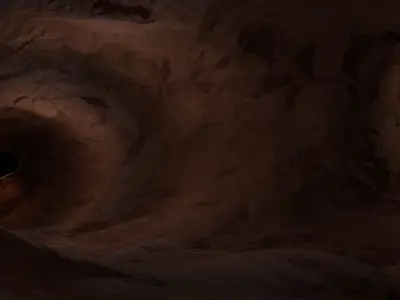 CAVE 3D MODEL Low-poly 3D model
